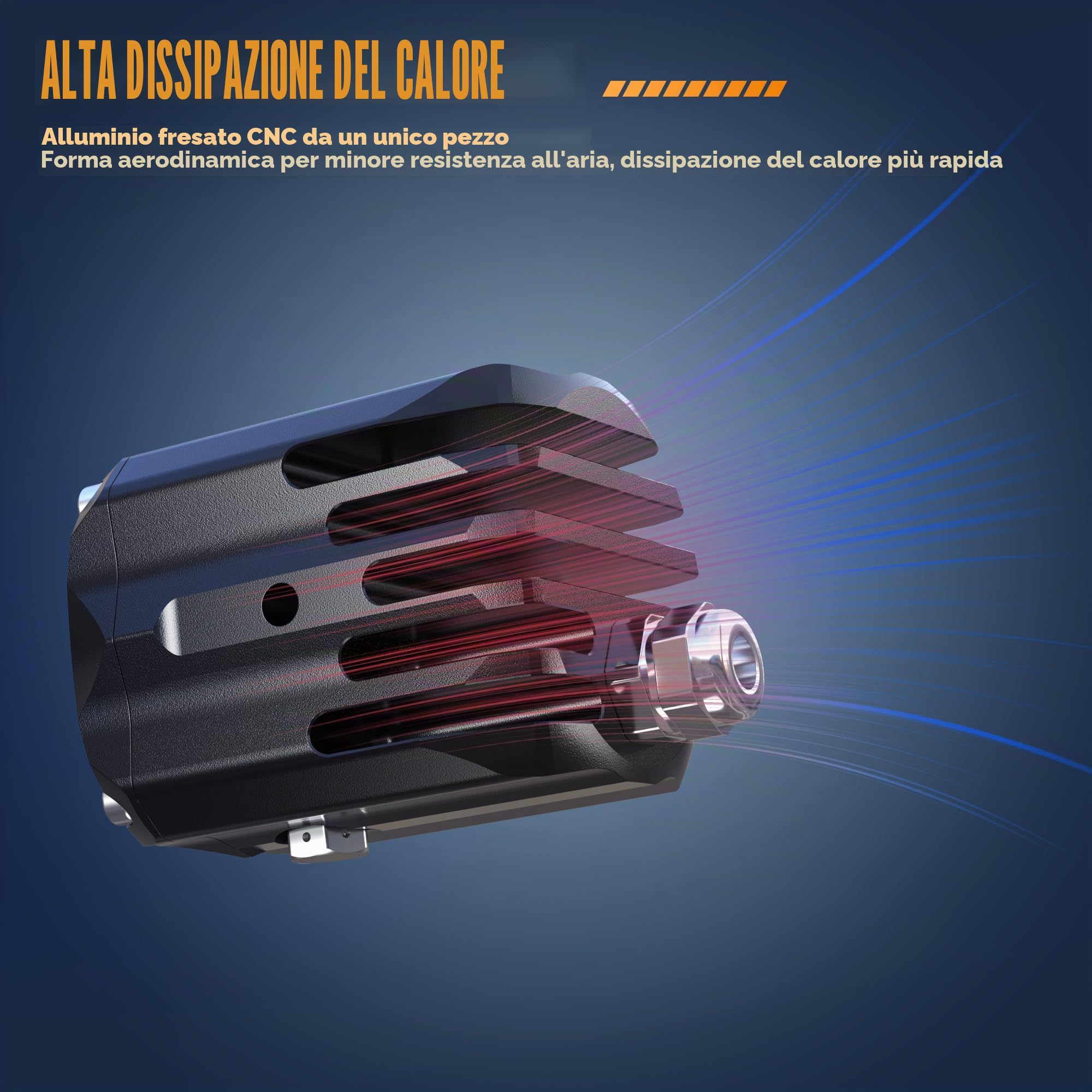 Future Eyes Faretti Supplementari Moto LED 120W 12000LM CE E-Mark E57, IP67 Impermeabili Fari, Fari Supplementari Moto 60W Doppio Fascio con Supporto 360°