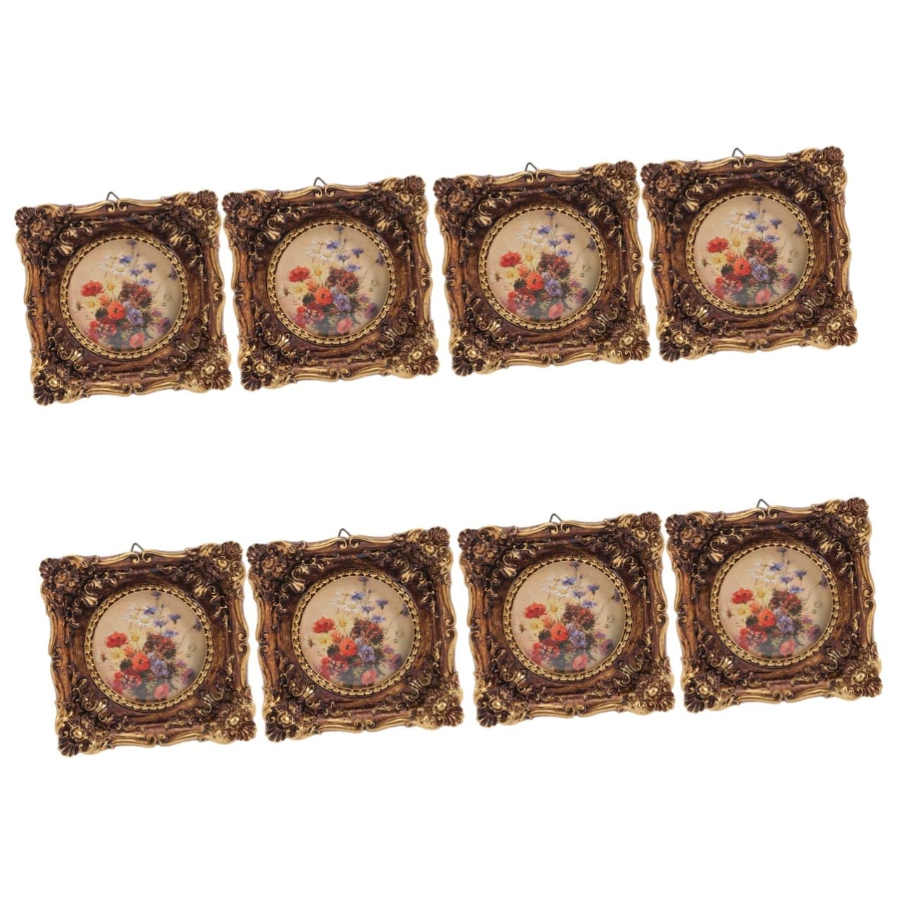 Cadres photo antiques en résine POPETPOP pour décoration de table