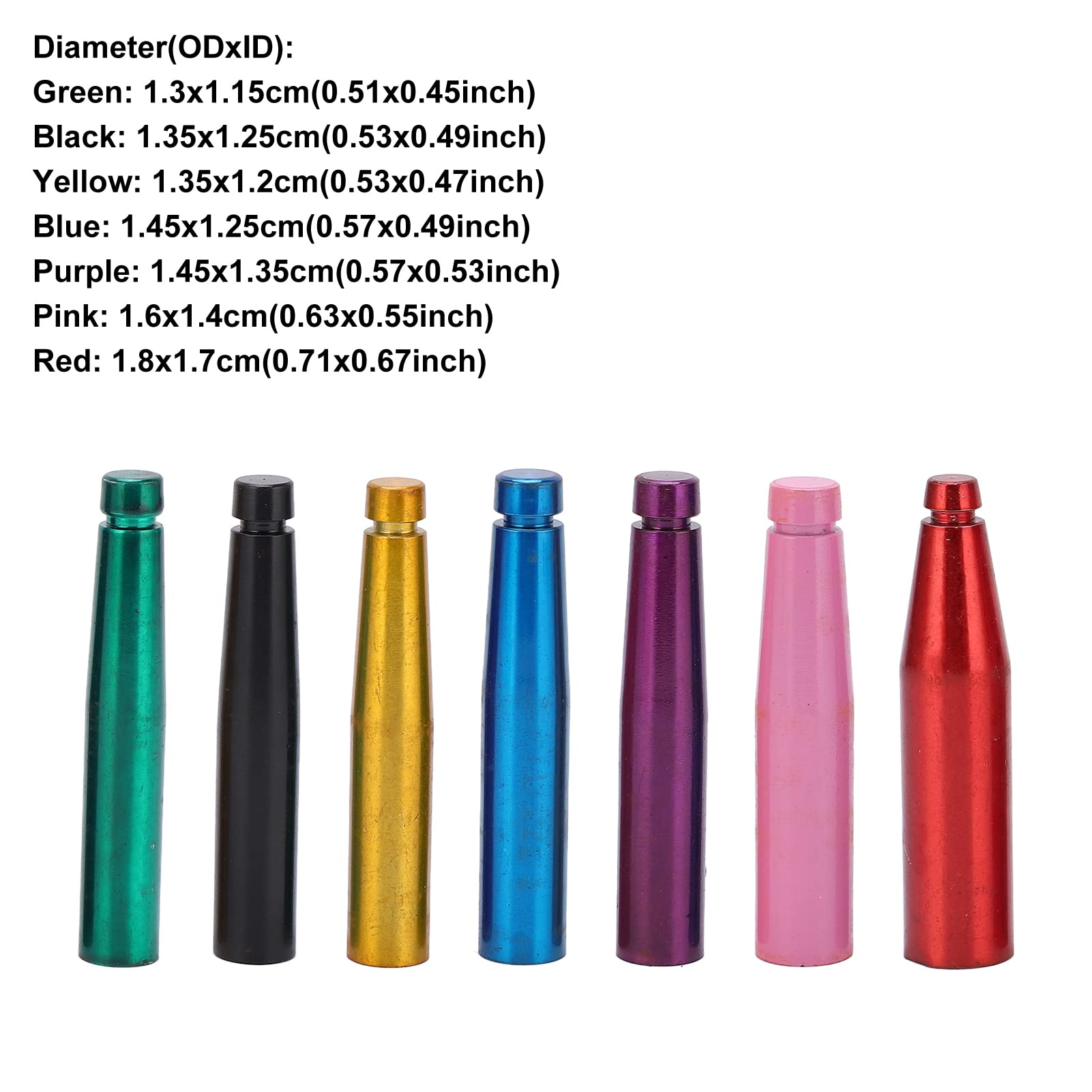 Kit de Herramientas de Extracción de Sellos de Aceite para Compresor de Aire Acondicionado, Herramienta de Instalación de Sellos de Aceite para Automóviles, 7 Colores para Reparación