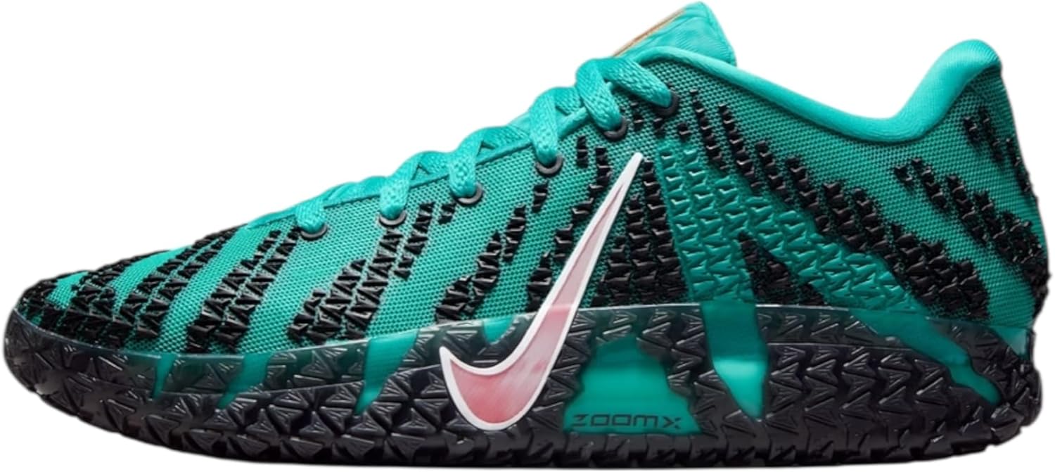 Nike Ja 3 Men's Basketball Shoes - Turbo Green/Black/White/University Red Lace-Up Performance