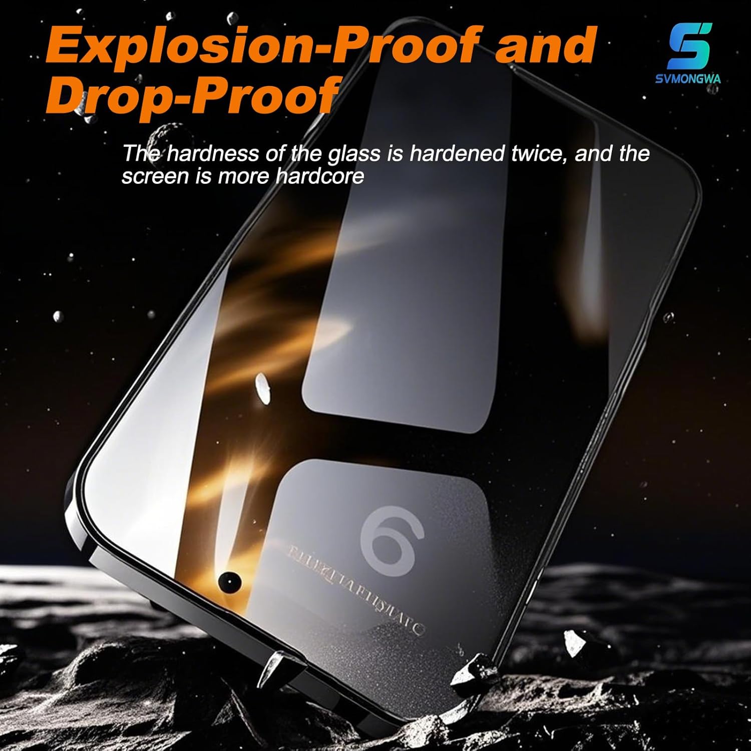 2 Front + 2 Back Screen Protector for iPhone 13 (6.1") +2 Camera Lens Protector, 9H Hardness Tempered Glass, With Installation Frame, Case friendly for iPhone 13(Transparent,iPhone 13 Pro)