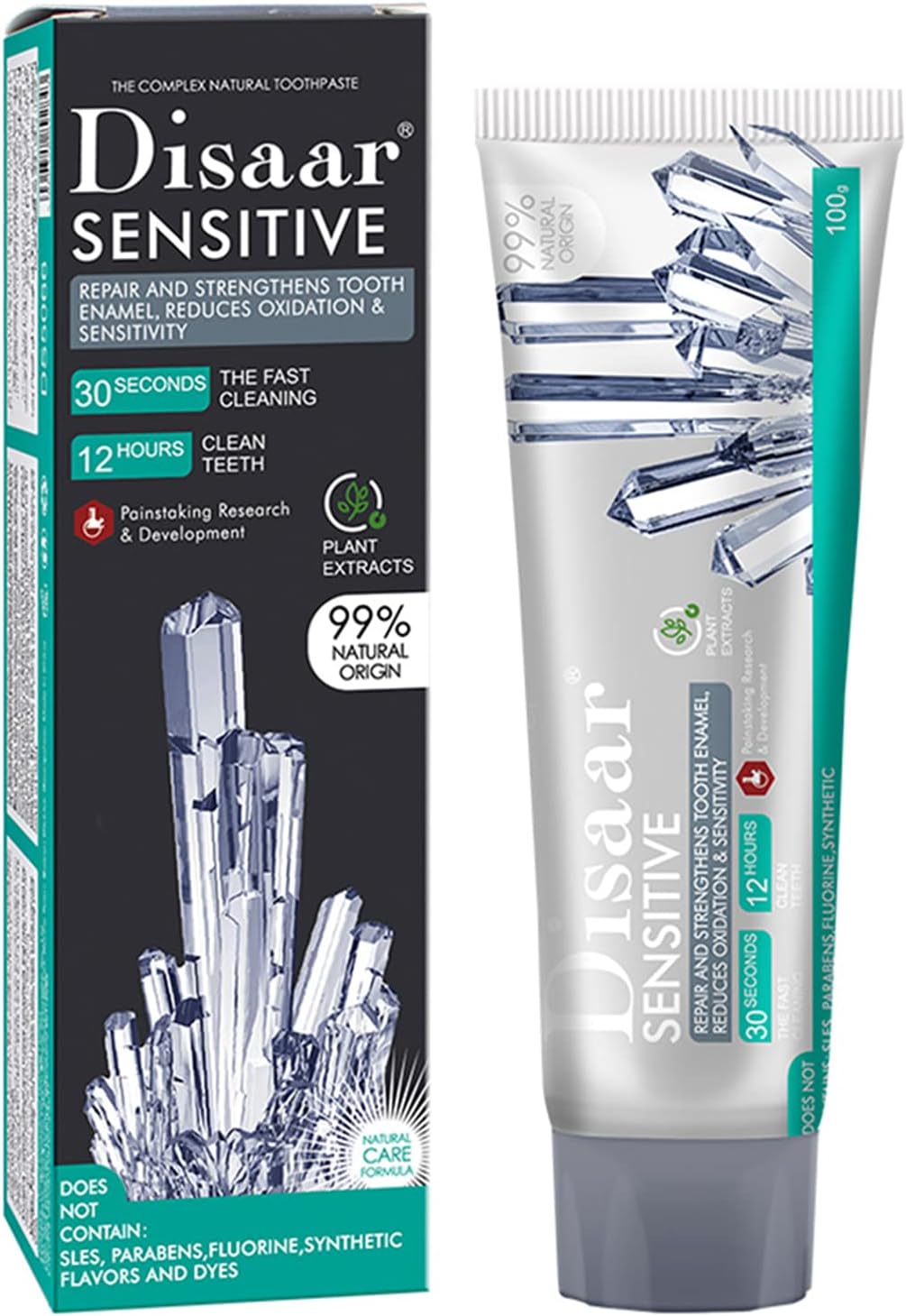 Natural Toothpaste Sensitive Repair Strengthens Tooth Enamel Reduces Oxidation Sensitivity Fast Cleaning Teeth 100g/3.52oz