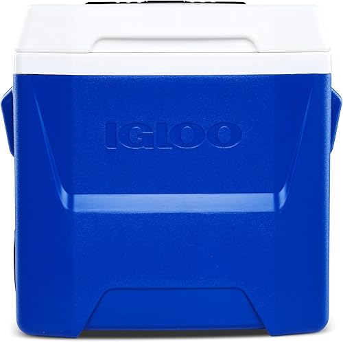 Miniatura 17 de Igloos Hielera de lados rígidos, hielera aislada portátil, resistente, tapa resistente a fugas, asa ergonómica ligera Lila