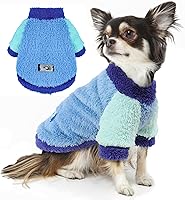 Vista 8 de Ropa para perros pequeños, suéter de forro polar para perros pequeños, niñas y niños, ropa de invierno para perros pequeños, suéteres suaves