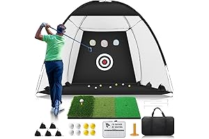 10 x 7ft Golf Practice Net: Complete Golf Training Solution