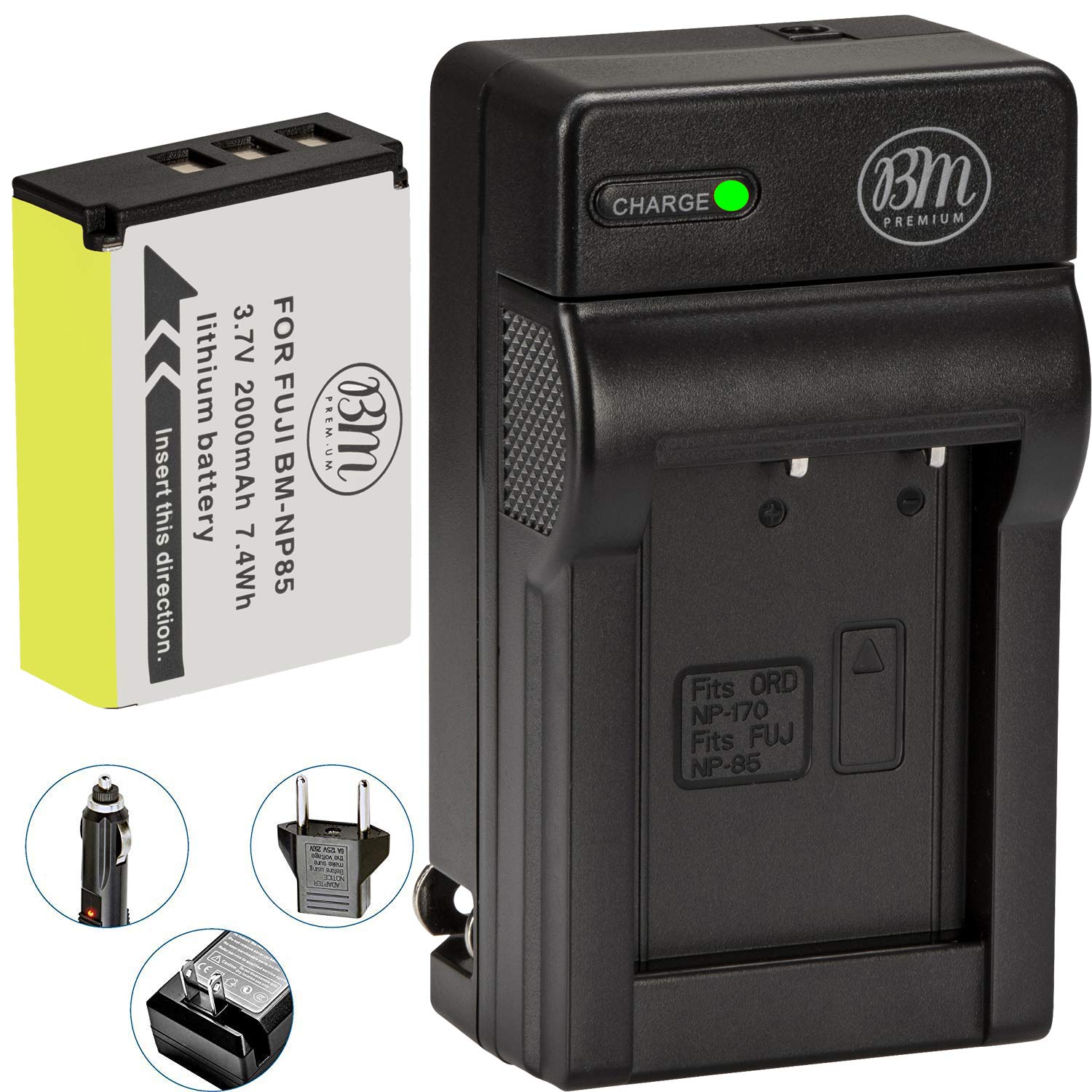 Amazon.com : BM Premium NP-85 Battery and Charger Kit for FujiFilm