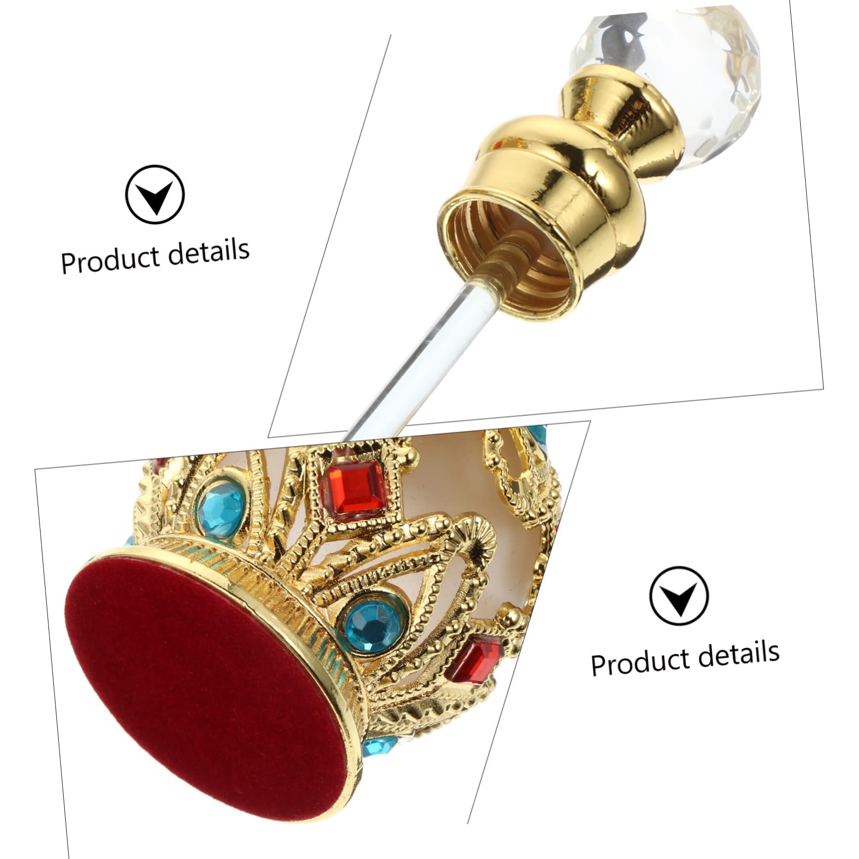 Mipcase Elegancki Złoty Flakon Perfum Pusty Szklany Wkład Diamentowy Do Ponownego Napełnienia Na Podróżny Wystrój Domu