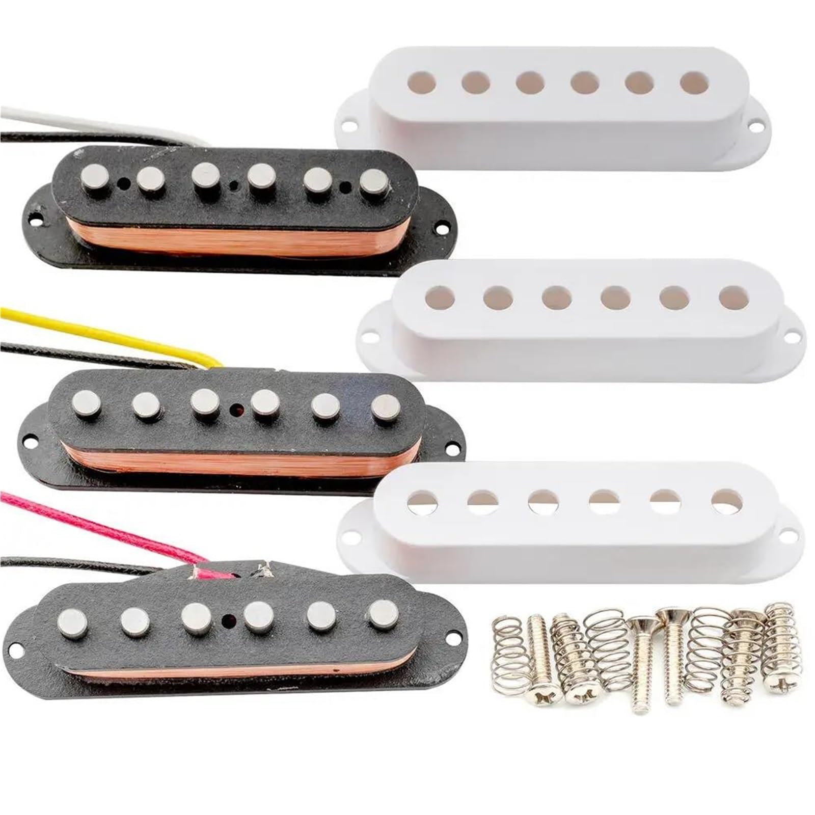 Przetwornik Do Gitary Elektrycznej Pickup Gitarowy | Vintage Staggered Alnico 5 Single Coil przetworniki zestaw do gitary elektrycznej