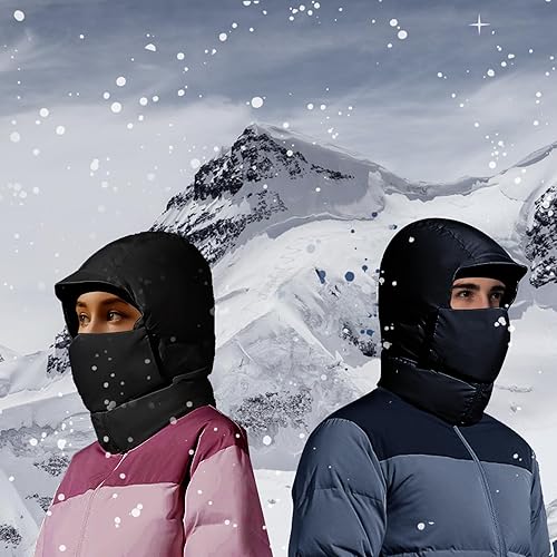 Miniatura 5 de Tapasimme Gorro cálido de invierno para hombres y mujeres, saco de dormir resistente al viento, para acampar al aire libre, gorra impermeable para