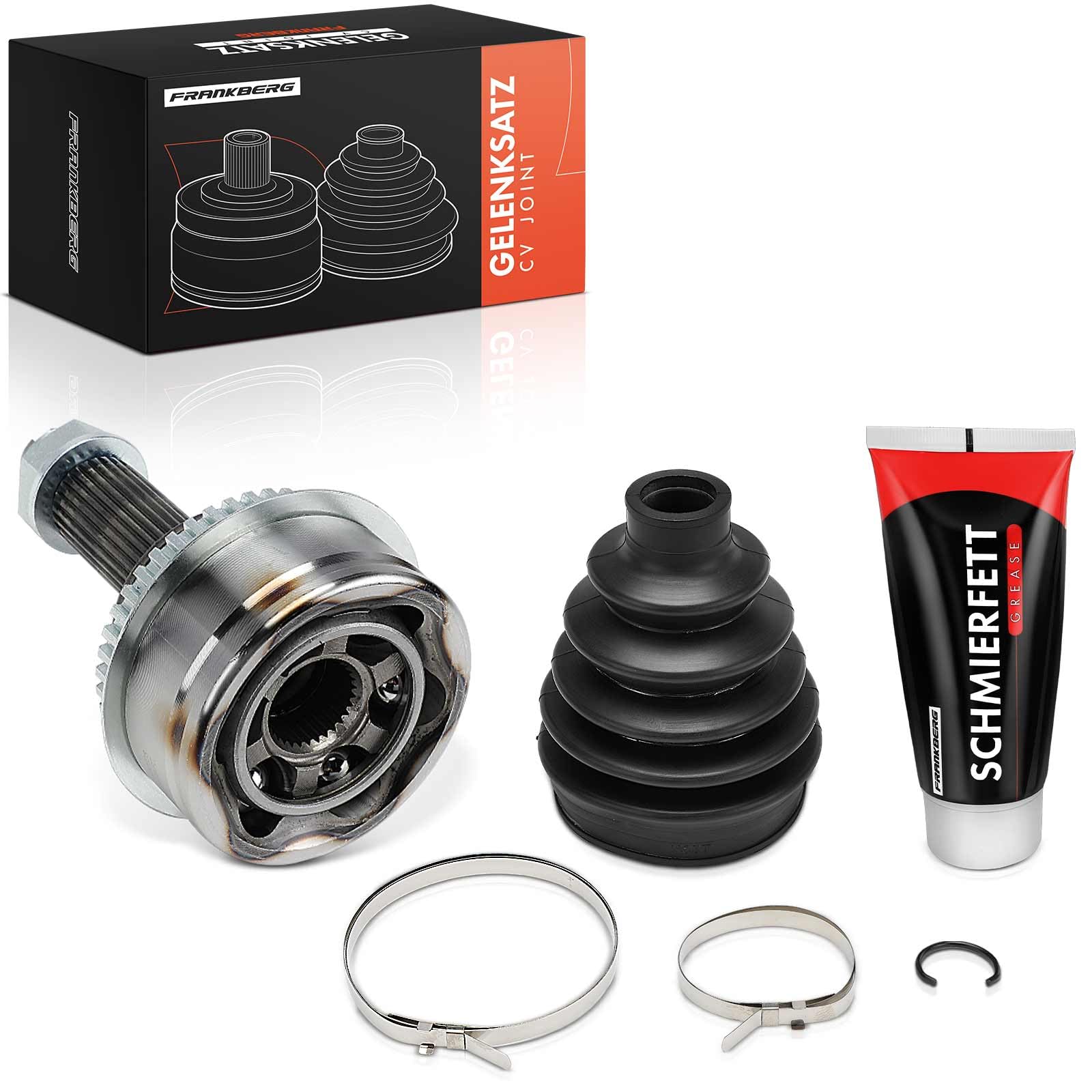 Frankberg Kit de junta homocinética del lado de la rueda delantera 856009 | Compatible con: Impreza Sedán GC, Sujetador Outback, Impreza Station Wagon GF, Legado III BE, Legacy III Station Wagon BH