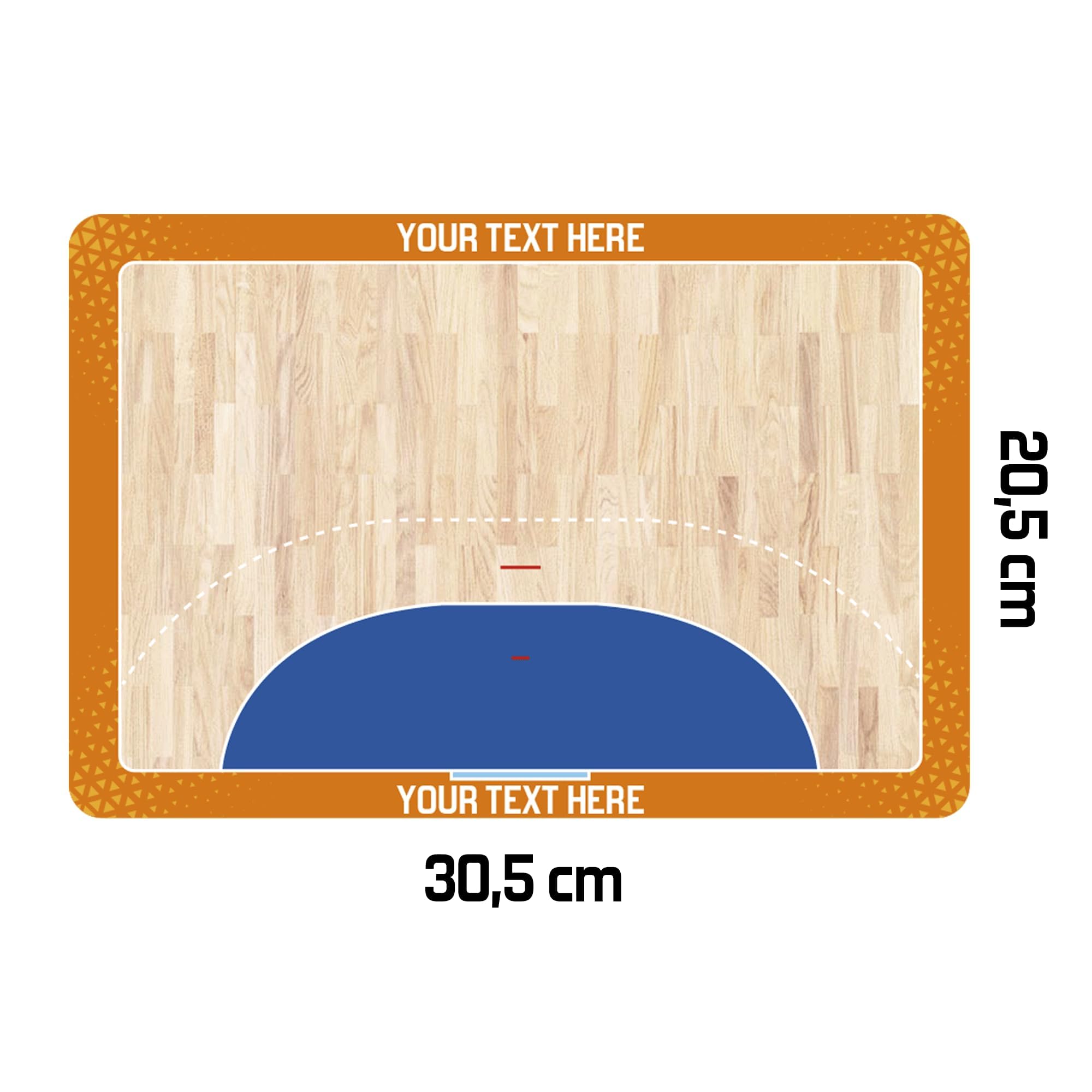 Pizarra táctica Deportes para Entrenador Personalizada con Nombre y Escudo del Club. Tablero de borrado en seco