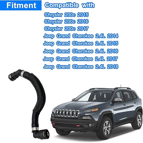 Miniatura 5 de Conector de manguera de calentador de metal y plástico 68199254AB, 34 pulgadas, tipo de enchufe, se adapta a Jeep Cherokee 2014-2018 y Chrysler 200