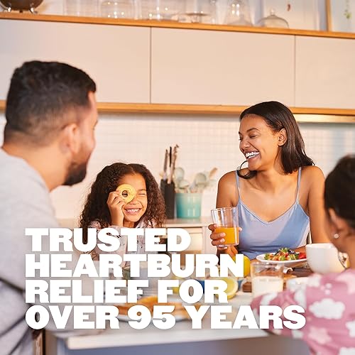 Miniatura 6 de TUMS Gummy Bites Suplemento dietético para el alivio ocasional de la acidez estomacal, malestar estomacal e indigestión ácida, ideal para una