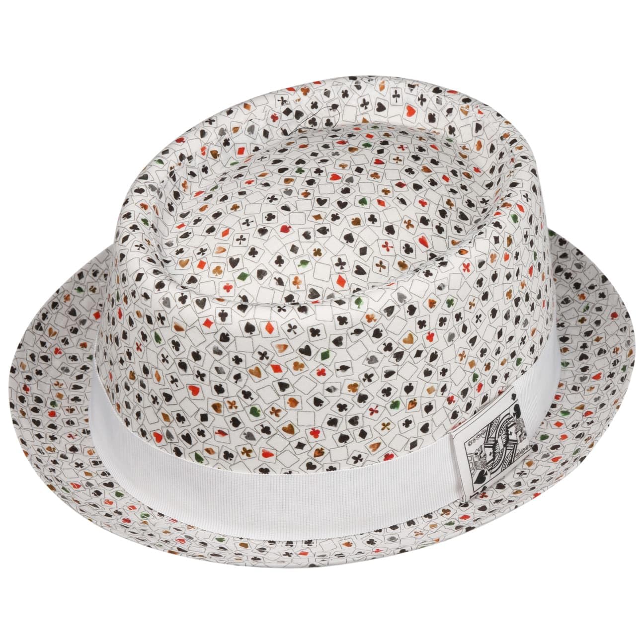 LIERYS Cards Pork Pie Stoffhut Trendiger Look Made in Italy Unisex Frühling Sommer