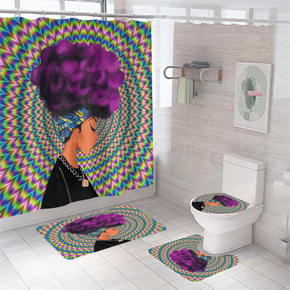 Tapis de bain Père Noël absorbant pour decoration toilette WC de fete