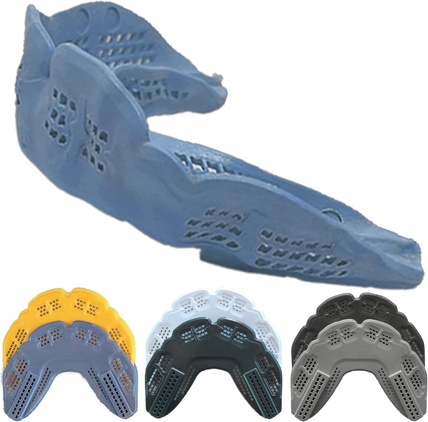 Bulletproof with Kevlar: World’s Most Breathable, Thinnest Mouthguard is Also 3X Stronger! Thin Mouth Guard Sports Football Lacrosse Wrestling Hockey Men Women Girls Kids Youth Adult Boxing MMA etc. : Sports & Outdoors