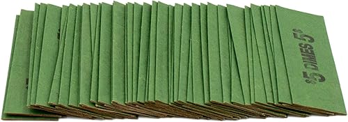 Miniatura 7 de Dime Flat Coin wrappers Solid Bundle, Verde, Negro 100