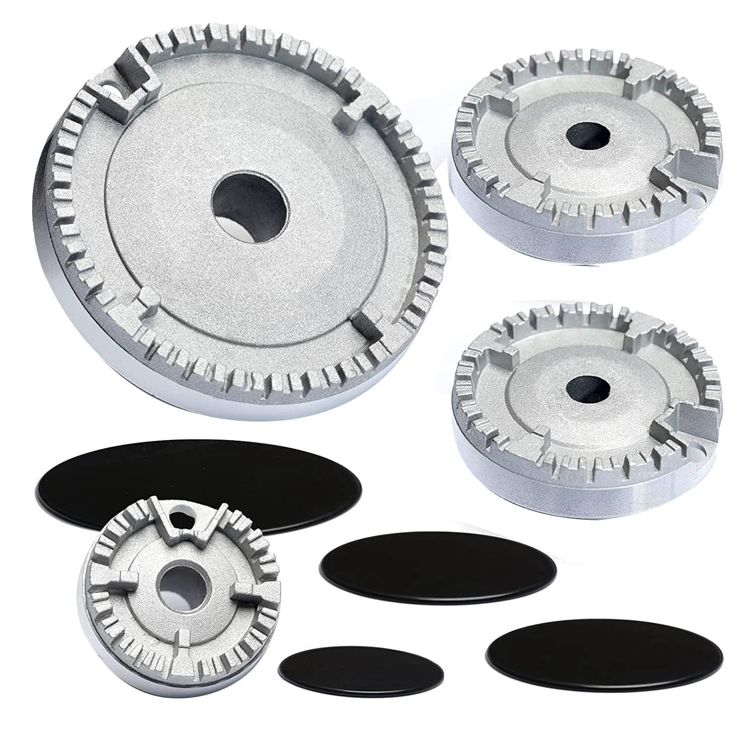 CTRLZS 1Set Stove Lid Upgraded Oven Gas Hob Burner Crown Flame Cap Fits Most Gas Stove Burners