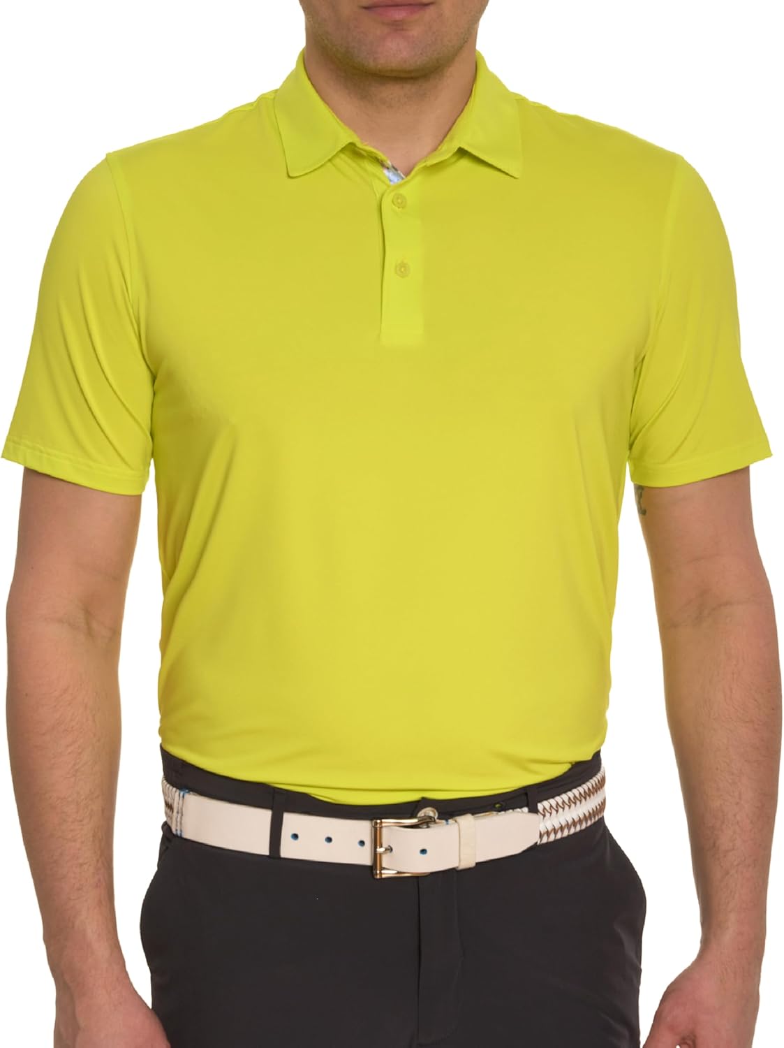 Robert Graham Men's Axelsen Short Sleeve Knit Polo Golf Shirt