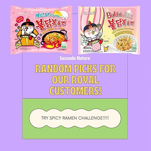 Miniatura 3 de Journey of Asia Seris Choice - Caja de ramen coreano  3 ramen Buldak Original pasta de tomate carbón  1 taza de pastel de arroz coreano  1 leche  4