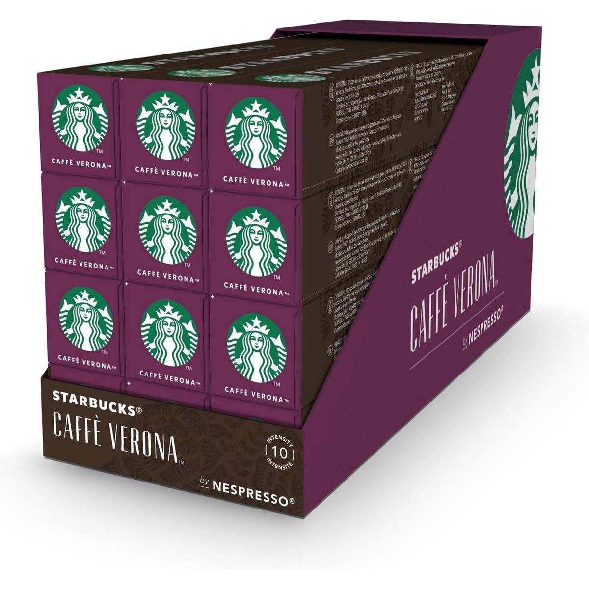 Starbucks? - Caff? Verona by Nespresso? Dark Roast - 12x 10 Capsules