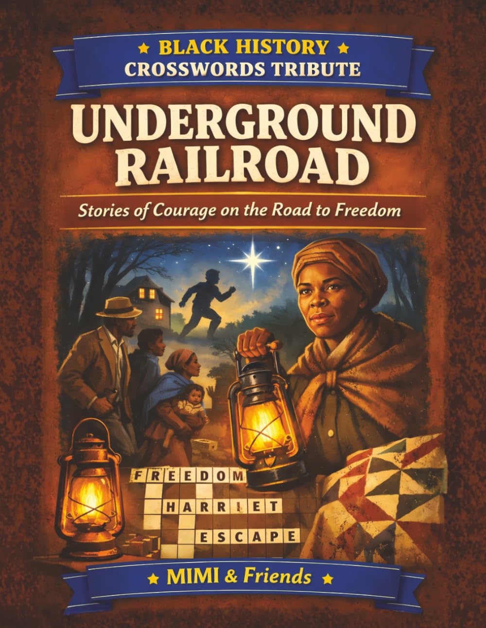 Underground Railroad Black History Crosswords Tribute: Stories of Courage on the Road to Freedom