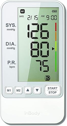 Miniatura 2 de InBody at-Home - Monitor automático de presión arterial BP170 - Monitor de presión arterial alta con brazalete de un solo toque, para uso doméstico