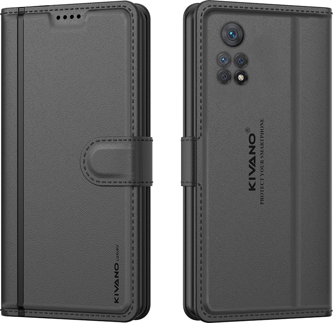 KIVANO LUXE Leather Flip Cover - Redmi Note 11 Pro -1