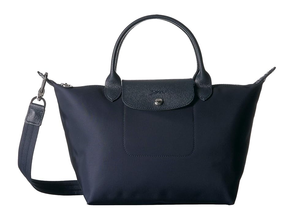 

Longchamp Le Pliage Neo Top-Handle Bag Small (Navy) Tote Handbags