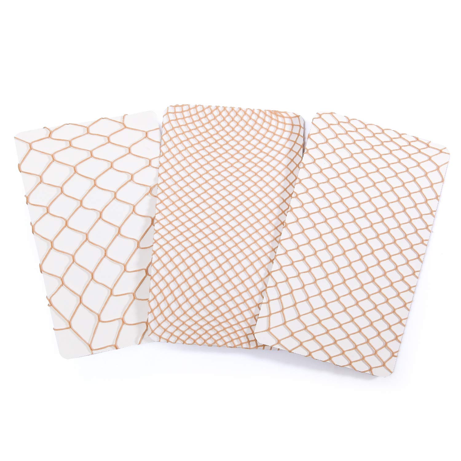 LittleforbigHigh Waist Tights Fishnet Mesh Net Stockings 3 Pairs