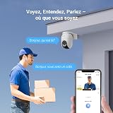 EZVIZ 2K+ Wireless Outdoor Security Camera, Solar Powered, CB8 Lite Kit 2PC - 12