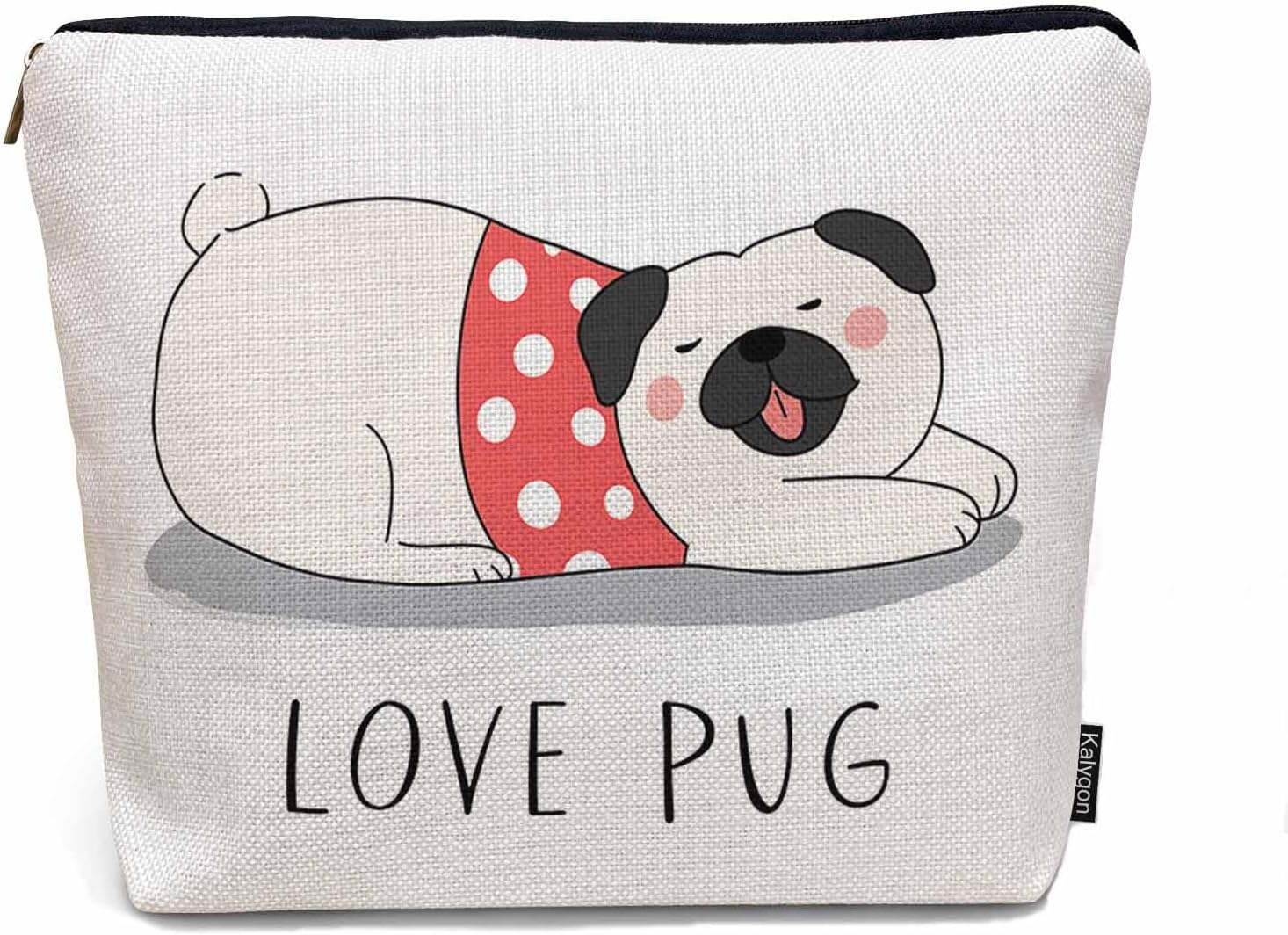 Women Cosmetic Bag Cow, Farm Cow Print Cattle Skin Milk Fur White Black Cute Makeup Bag For Purse Cosmetic Travel Bag For Toiletries Makeup Storage Bag Flax Skincare Bag Make Up Pouch Bags