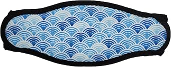 Innovative Scuba Concepts Scuba Diving Mask Strap Wrapper Blue Scales