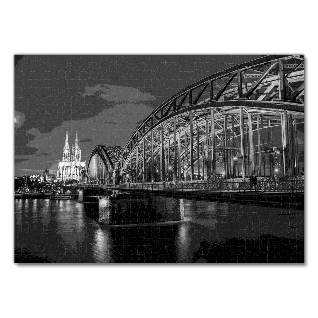 Lais Puzzle Köln – 1000 Teile, Mit Stabiler Schachtel, Hochwertig Gestanzt