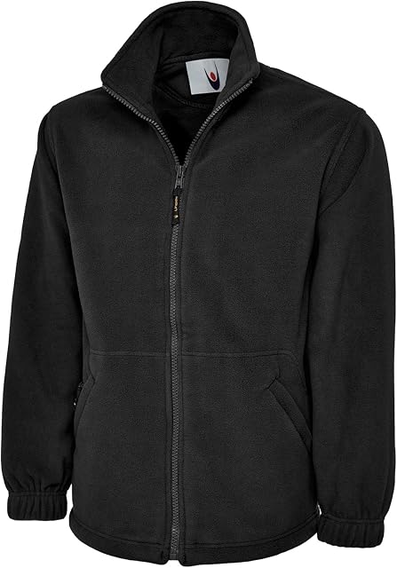 Classic Full Zip Fleece Jacket - Ideal for Sports, Work and Leisure