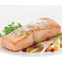 Vital Choice Wild Pacific King Salmon - Skinless Boneless 4Oz Portions 6 Pack | Premium Wild-Caught