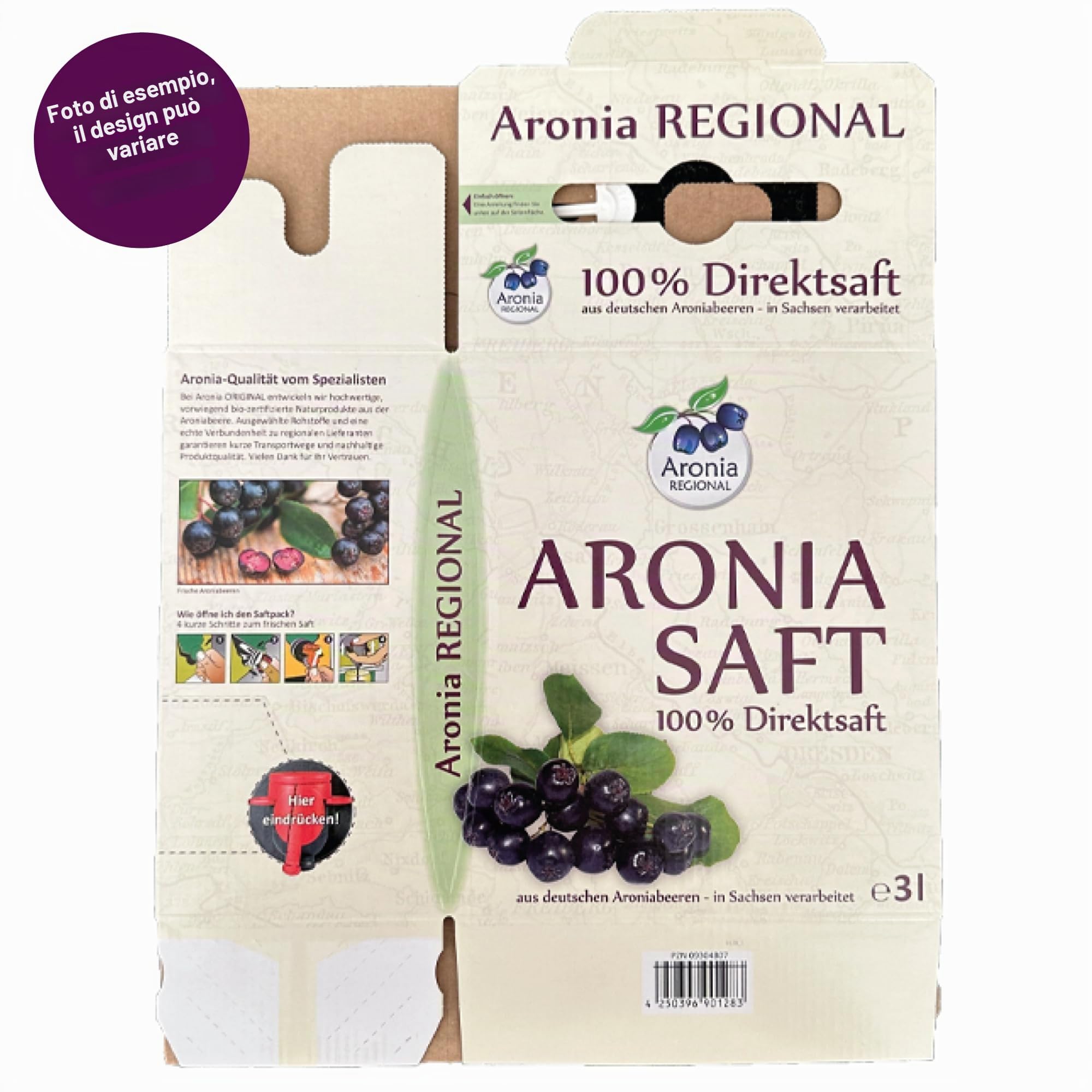 Sacchetto in scatola con cartone da 3 litri, 10 pezzi, set completo per l'imbottigliamento in sacchetto di succo, 3 l, con rubinetto per succo di mela e altri liquidi, con cartone e istruzioni (lingua