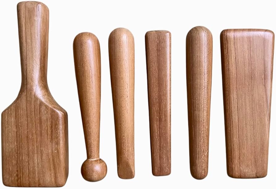 トークセン　タイマッサージ　木製リラクゼーショングッズセット Amazon | トークセン 3点セット マカウッド コーン リム タイ