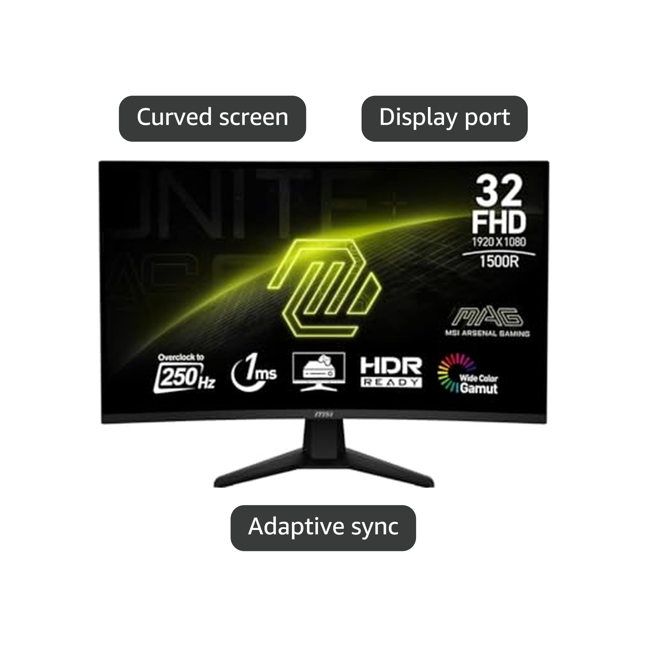 Amazon.com: MSI MAG 32C6X 31.5-inch 1920 x 1080 (FHD) Computer Amazon.com: MSI MAG 32C6X 31.5-inch 1920 x 1080 (FHD) Computer