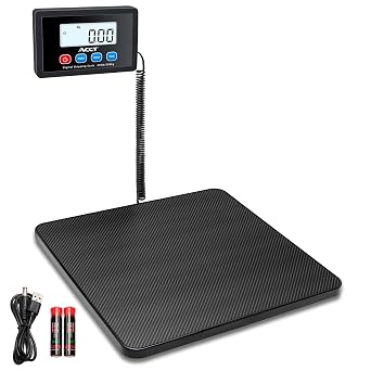Postage Scale 440lb, Mail scale, Digital Postal Scale with hold/tare function, Auto-off Shipping scale for packages/small business/luggage/office