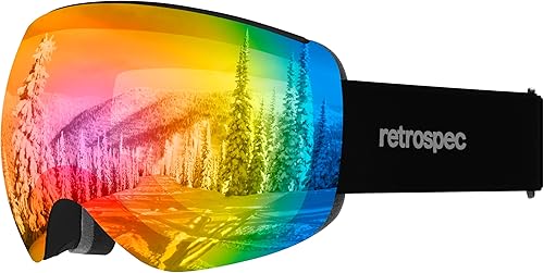 Miniatura 8 de Retrospec Traverse Plus - Gafas de nieve para esquí y snowboard y lentes intercambiables para hombres y mujeres