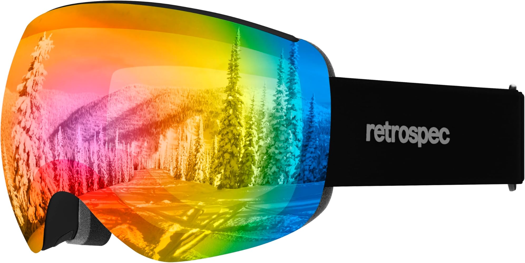 Amazon.com : Retrospec Traverse Plus Ski & Snowboard Snow Goggles