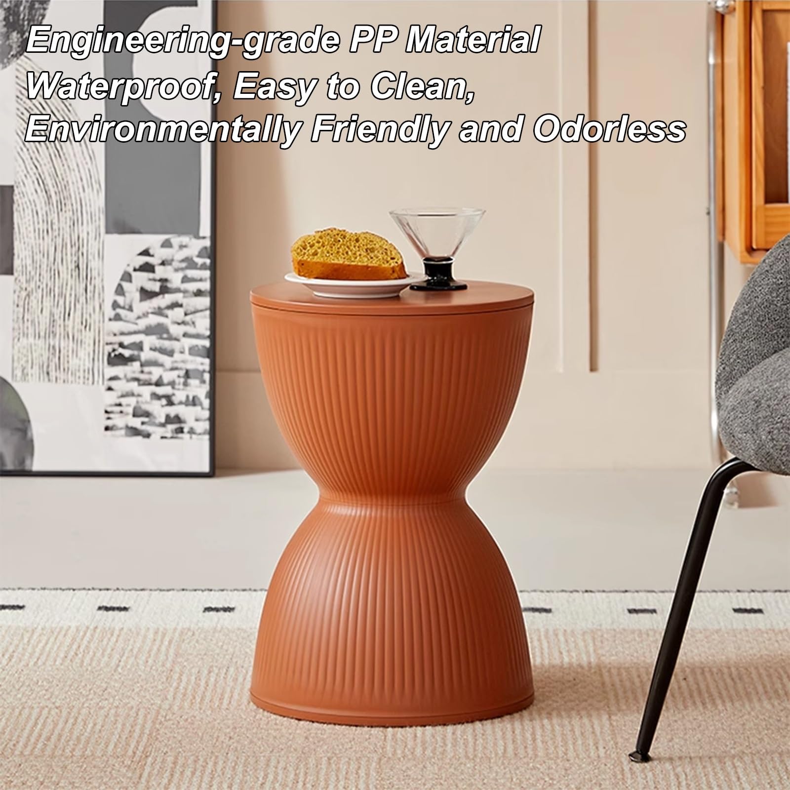 Poggiapiedi in plastica nordico senza installazione, scarpiera per veranda, ideale per piccoli appartamenti, camere da letto e ingressi, mobili salvaspazio (blu)