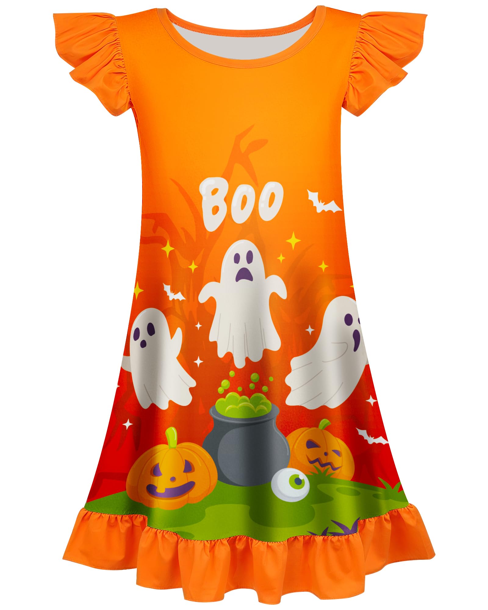 Fiodrimy Girls Nightgowns Unicorn Sleepwear Night Sleep Dress Pajamas Little Kids Toddler Soft Nightgown