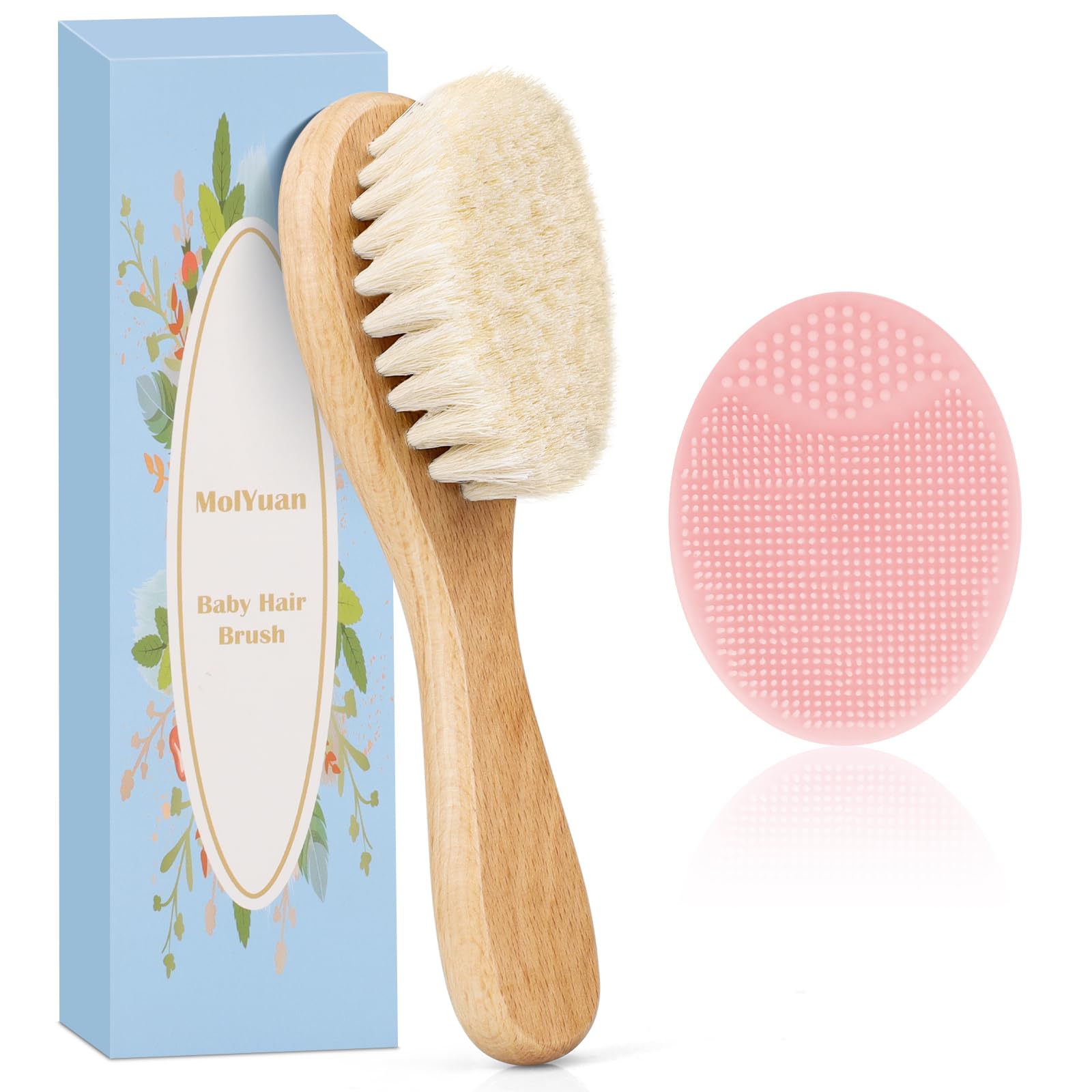 MolYuan 2PCS Baby Hair Brush