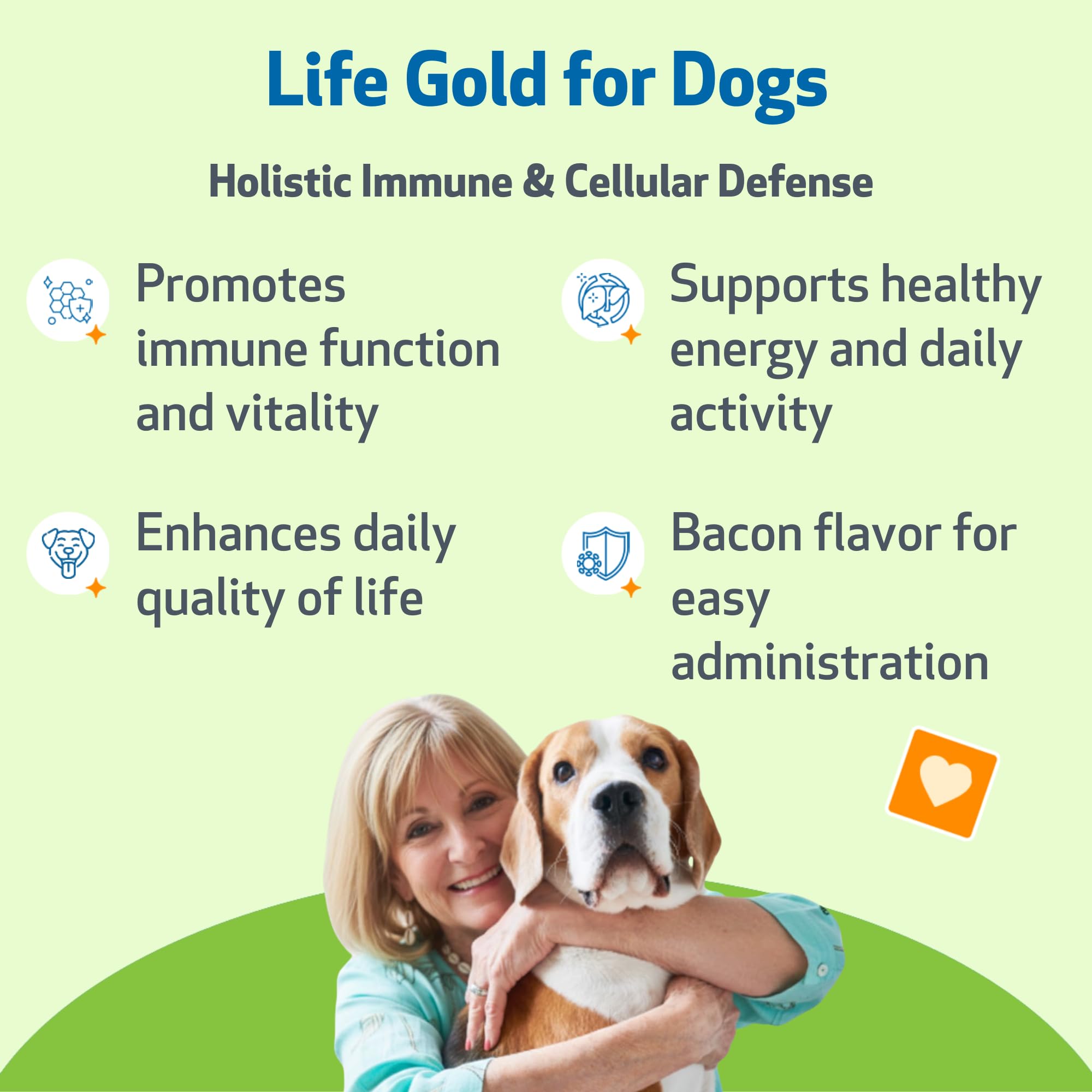 Pet Wellbeing Life Gold for Dogs & Cats - Vet-Formulated - Immune Support and Antioxidant Protection - Natural Herbal Supplement 4 oz (118 ml)