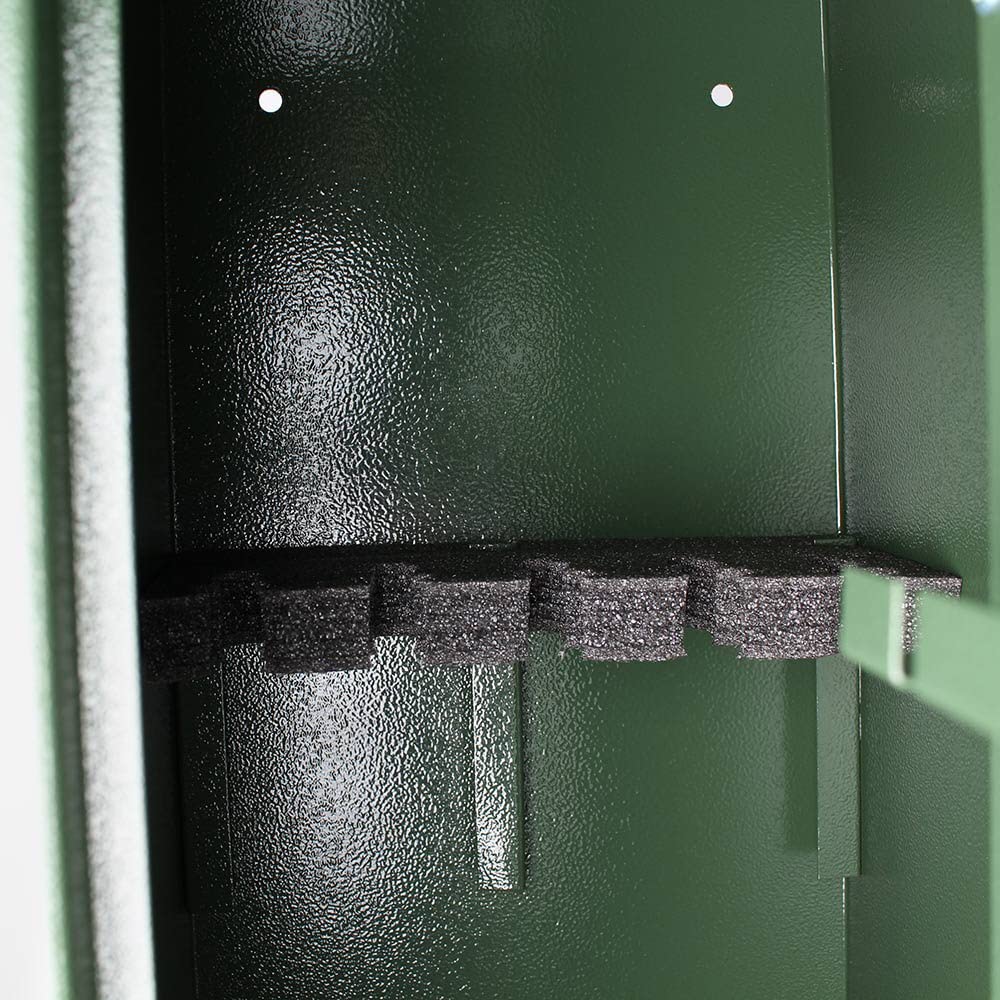 Profirst Tree 5 Waffenschrank Munitionsschrank, Doppelbartschloss inkl. 2 Schlüssel, Innentresor separat absperrbar, Waffenhalter, Putzstockhalterung, Befestigungsmaterial