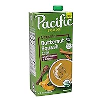 Vista 1 de Pacific Foods Sopa Orgánica de Calabaza Butternut con Canela y Nuez Moscada, Cartón de 32 oz