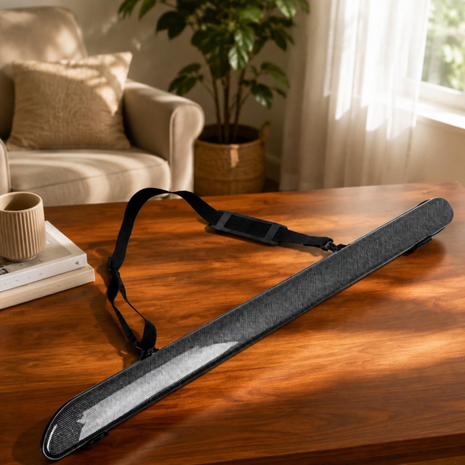 Estuche Violín Fibra Carbono Portátil Ergonómico para Violonchelistas, Actuaciones, Almacenamiento en Casa, Cuadros Blancos