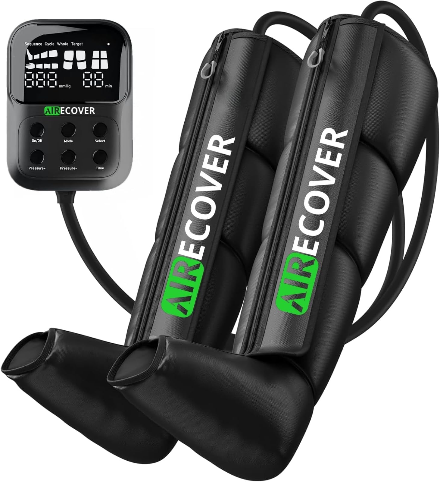Air Compression Leg Massager, Cordless Recovery Boots for Circulation, Pain Relief, Lymphedema & Fast Recovery, 4H Battery Life
